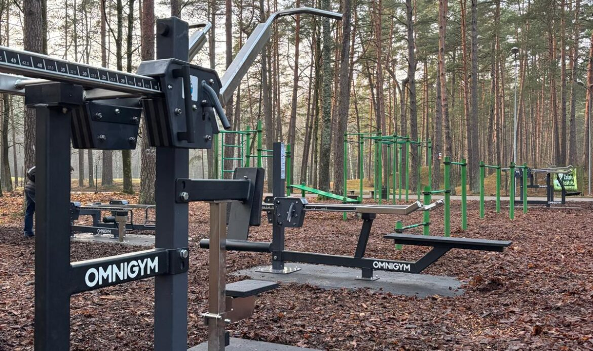OMNIGYM Outdoor Gym in Jēkabpils Mežaparks