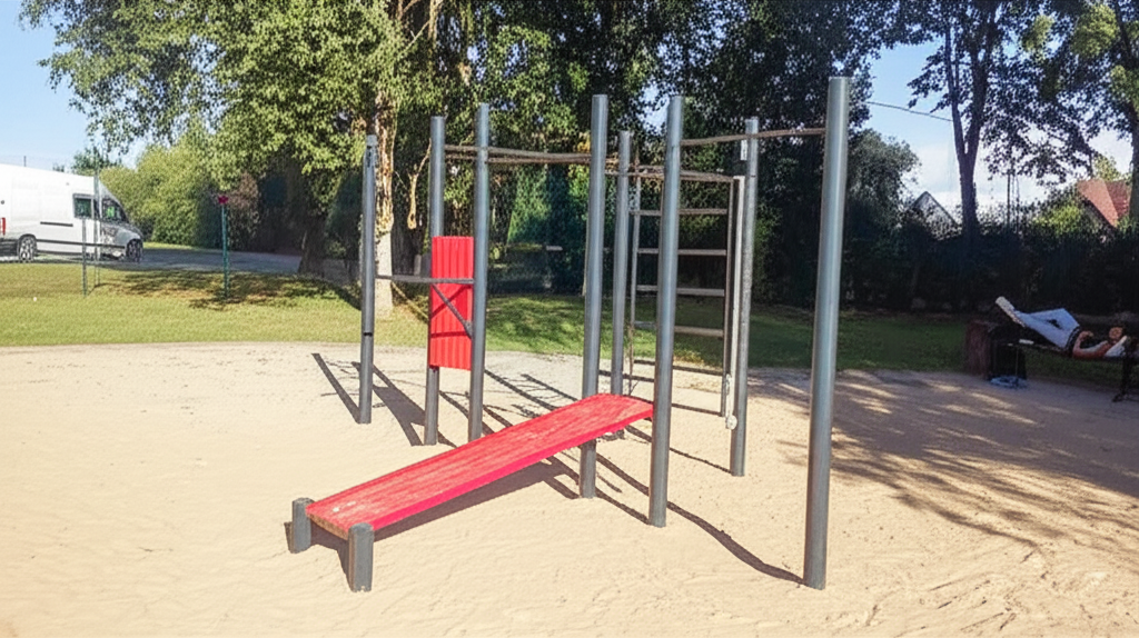 Raiņa-Park: Sport- und Spielbereich in Sigulda