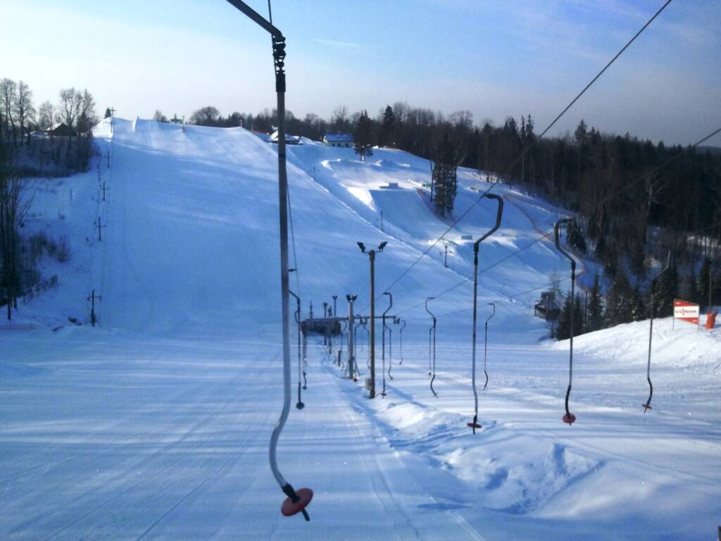 Žagarkalns Ski Base in Cēsis