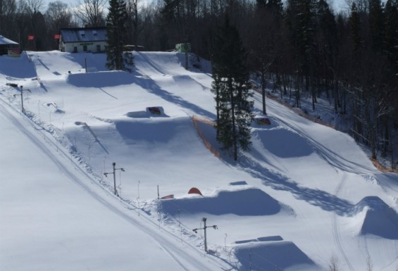 Žagarkalns Ski Base in Cēsis