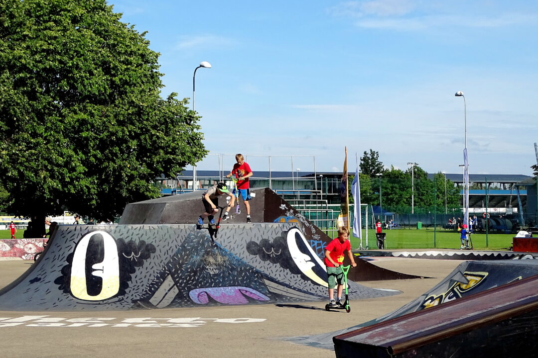 Skatepark di Ventspils in via Kuldīgas