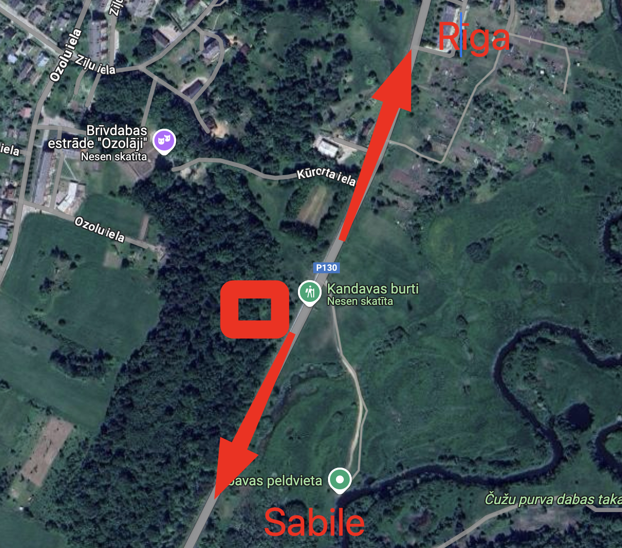 Ozolāji MTB Trails in Kandava