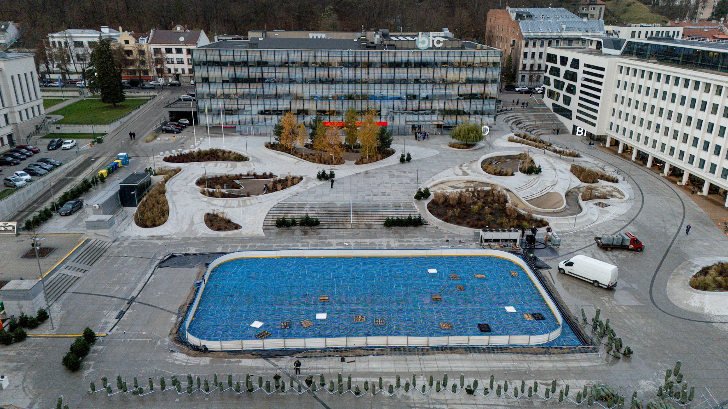 Vienybės Square Ice Rink Kaunas
