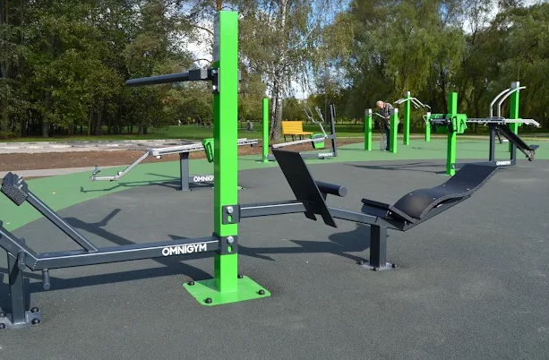 Outdoor Fitness Area on S. Žukausko Street in Kaunas