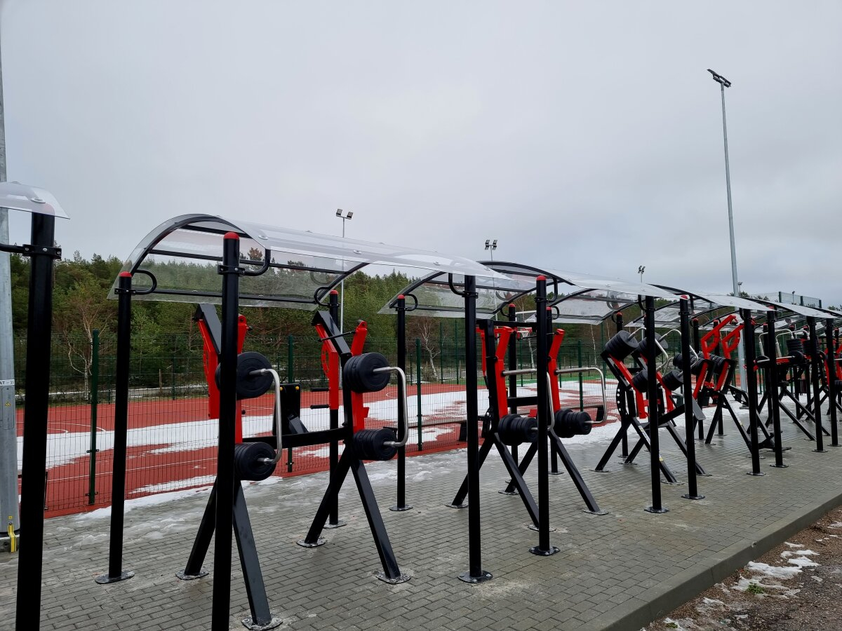 Area fitness all’aperto in via Miško a Neringa