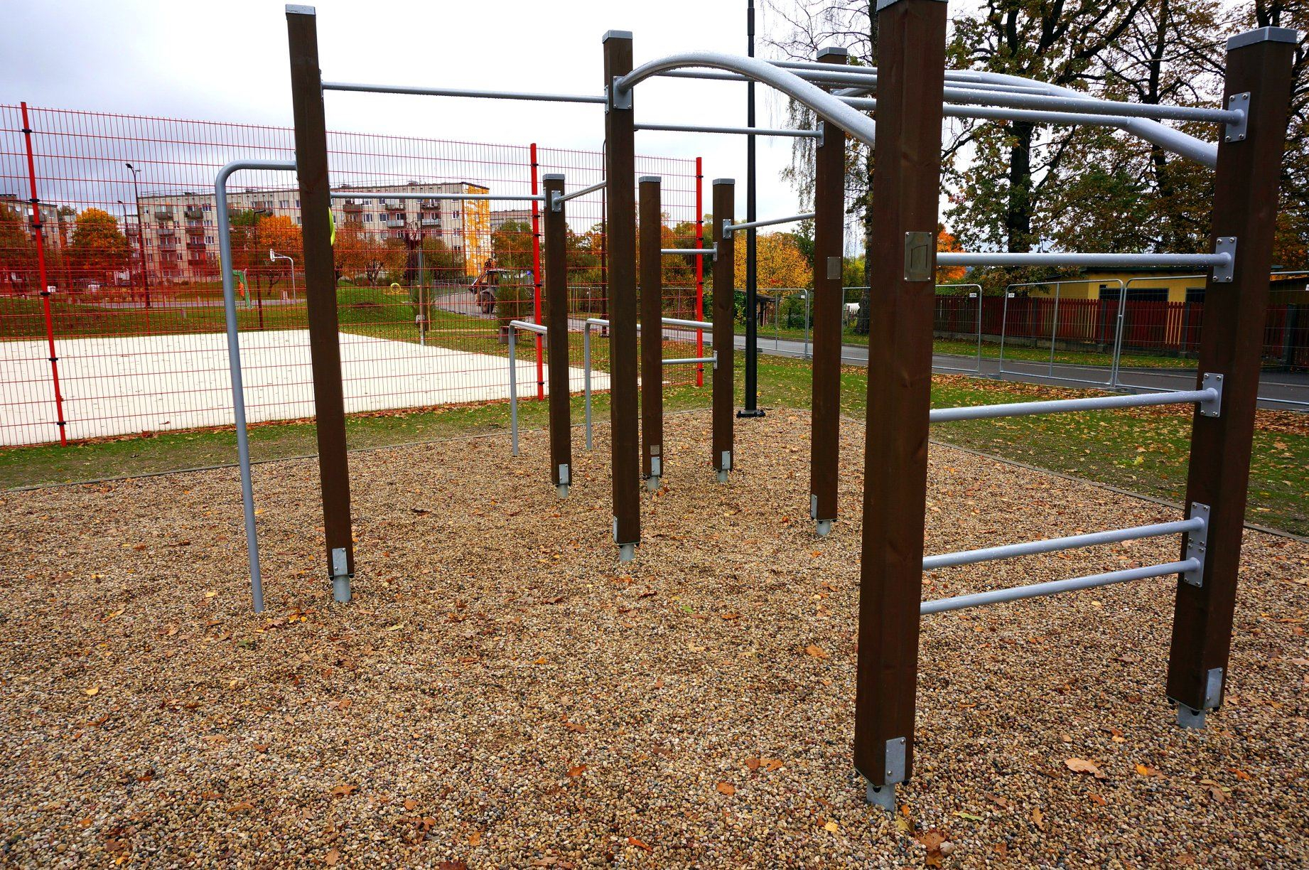 Salaspils Workout-Park an der Līvzemes-Straße