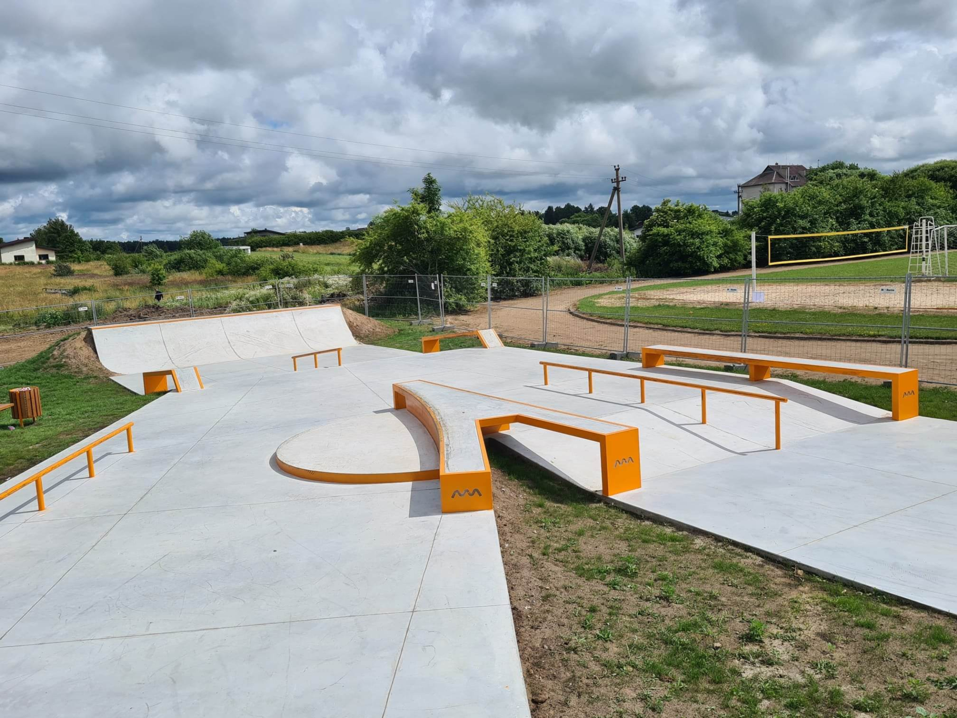 Skatepark de Vydmantai rue Mokyklos