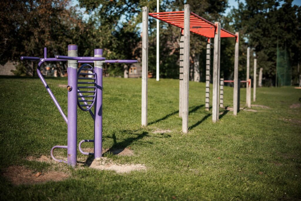 Area fitness all’aperto di Sigulda in via Gāles