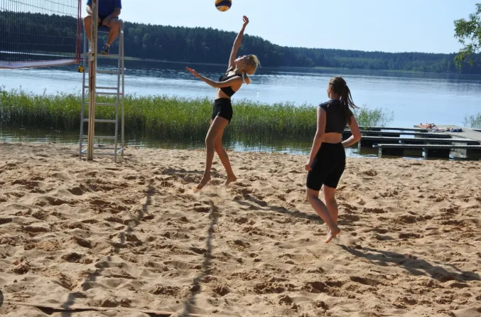 Beach volley al lago di Visaginas