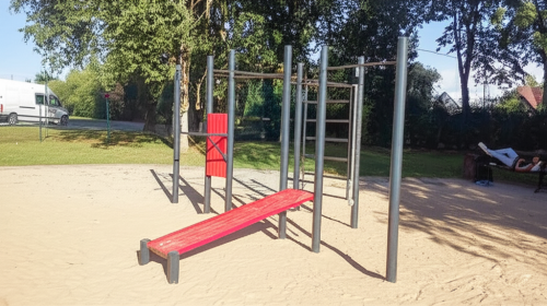 Area sport e giochi del parco Raiņa a Sigulda