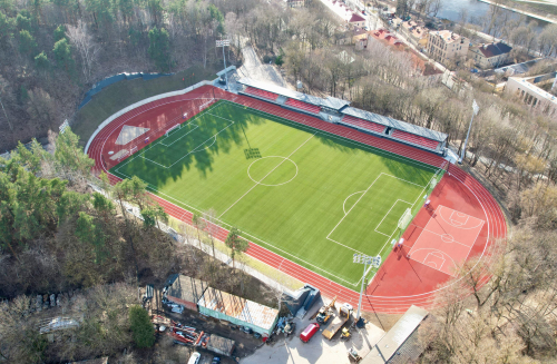 Kalnų Park and Lithuanian Police Stadium