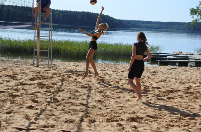 Beach Volleyball at Visaginas Lake
