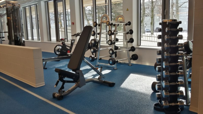 Salle de sport du Rannastaadion de Pärnu