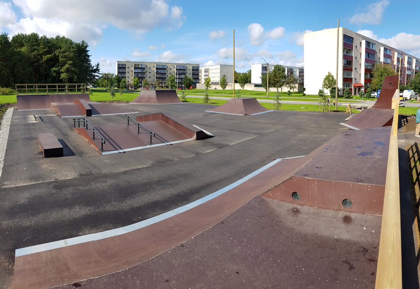 Skatepark Maardu przy ulicy Ringi