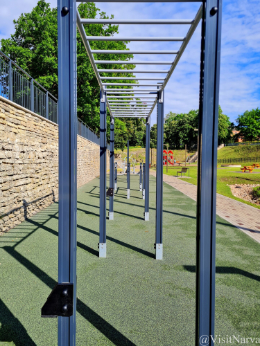 Narva Tuleviku tn 9 Skatepark, Pumptrack und Outdoor-Fitness