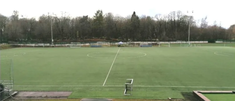 Boisko ze sztuczną nawierzchnią stadionu centralnego Kalev