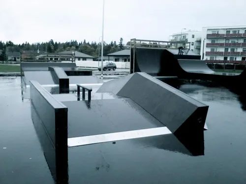 Skatepark de Tabasalu junto a la zona del estadio